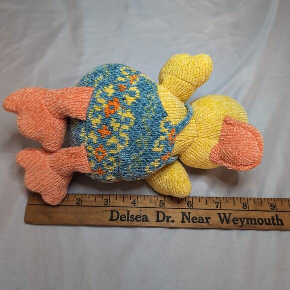 Studio 33 Rabbit Bunny Duck Plush Easter Knit Soft Spring - Picture 11 of 12